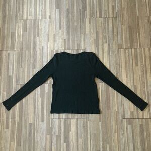 NWT Women’s Madewell Ribbed Long Sleeve Top in Hunter Green Size Medium